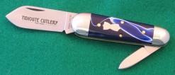 #262209S Sleeveboard, Acrylic Blue Denim, closed length 3", releaased 5-19-09.