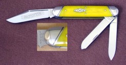 #541308W 3 backspring Whittler, Smooth Banana Bone
