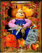 2010 HALLOWEEN POSTER, 8 1/2" X 11", glossy stock.