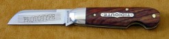 #253109EO Single Blade Jack, Cocobobo Rosewood, 1095 carbon steel 3" closed length. Released 2-16-09.
