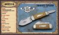#462218 Tidioute Cutlery, Whaler, Oily Heart Pine -- Special Rendezvous Knife (only 50)