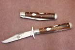 #641126LB SS GEC BABYLON HILL SPECIAL, DESSERT IRONWOOD, LOCK BACK, SWING GUARD, 420HC STAINLESS STEEL, 4 3/8" CLOSED.